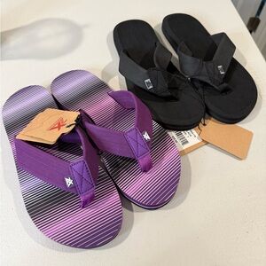Women’s sz 7 bundle flip flops